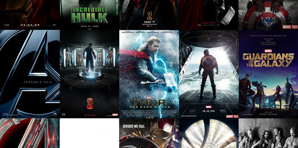 MCU film posters