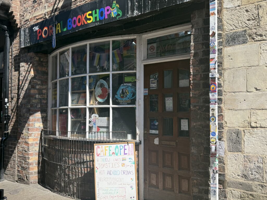 The front of The Portal Bookshop