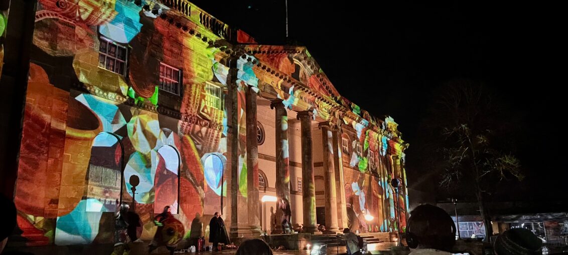 York Castle Museum during the Colour and Light Festival