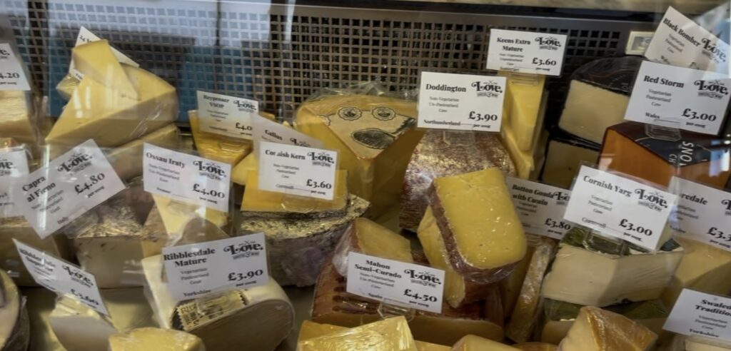 Cheese counter