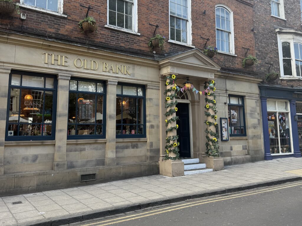 Picture of the Old Bank Pub in York to watch World Cup