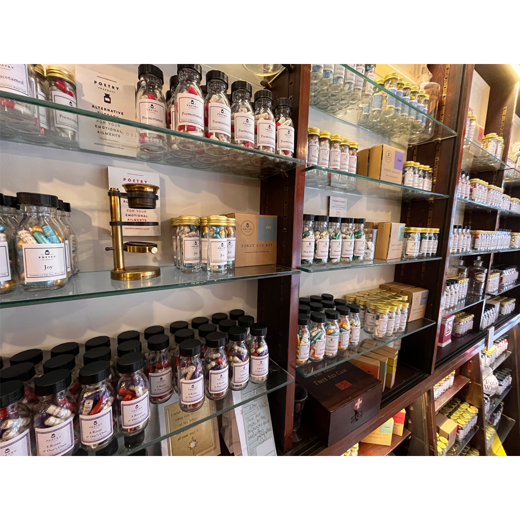 The Poetry Pharmacy York interior 

